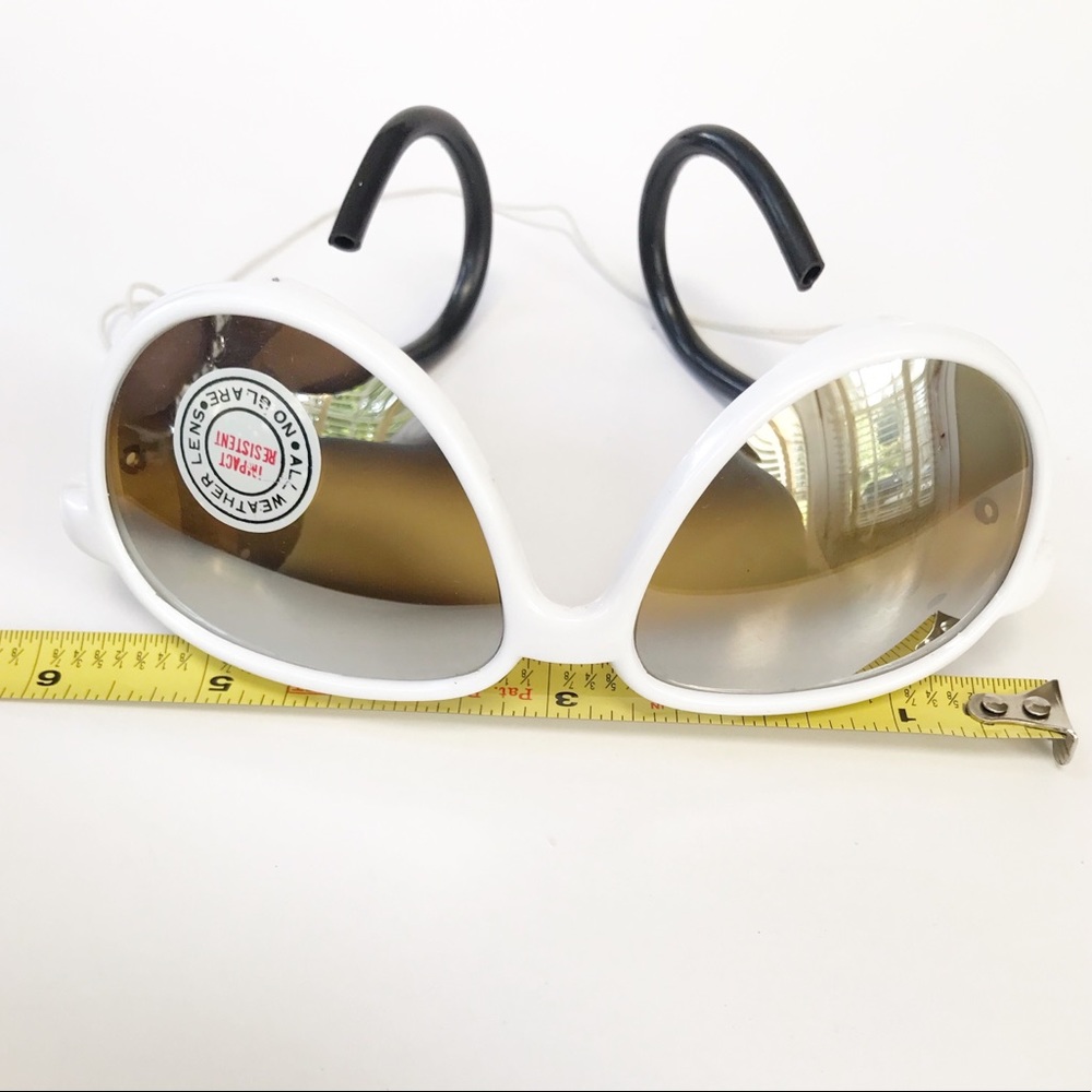 APOLLO All Weather Sunglasses w/Leather Shields Wh - Picture 11 of 11